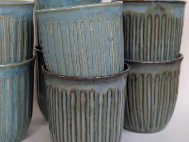 Blauwe bekers — foto 2